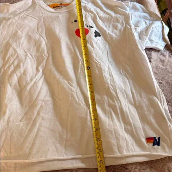 AVIATOR NATION White T-Shirt to benefit fires - Picture 7 of 7